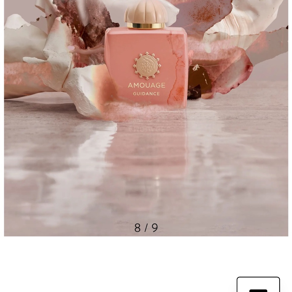 Amouage Guidance Perfume in Pink like new it comes with the refill